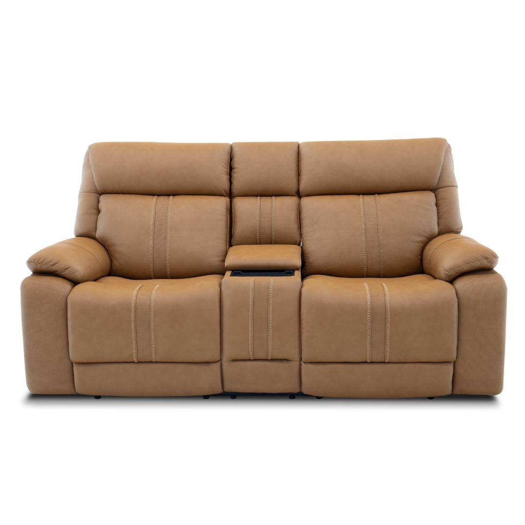 Moto Motion Console Loveseat Kona Butternut M00020-2R - B.F. Myers